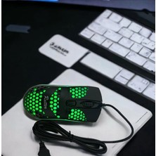 Aral Mini Avm Kablolu Rgb Işıklı Oyuncu Mouse Işıklı Mouse