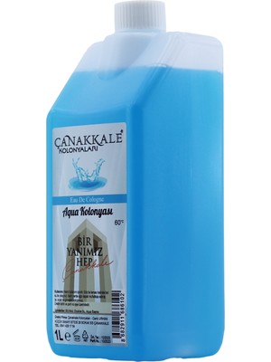 Aqua (Okyanus) Kolonyası -1 Litre -(BİDON) Korumalı Kapak - Yeni Model