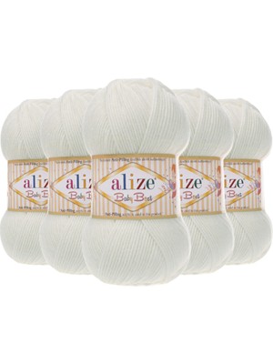 Alize Baby Best Anti Pilling Bebe El Örgü Ipi (5ADET) - 450 Inci