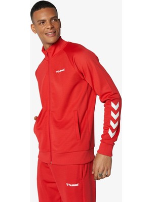 Hummel Hmlfalconzo Zip Erkek Kırmızı Eşofman Üstü 921133-3658