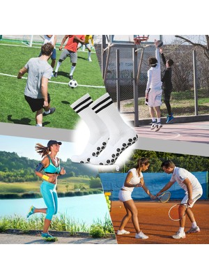 Buyfun 3 Çift Kaymaz Futbol Çorapları Takım Sporları Çorapları (Yurt Dışından)