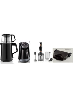 Arzum 9027 Pro Blacklıne Eco Set Sıyah