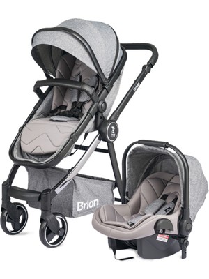 Brion Trendone Travel Sistem Bebek Arabası Gri