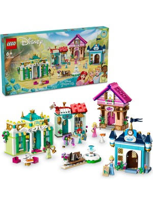 LEGO® │ Disney Princess Disney Prensesi Pazar Macerası 43246 - 6 Yaş & Üzeri Çocuklar için Yaratıcı Oyuncak Yapım Seti (817 Pr)