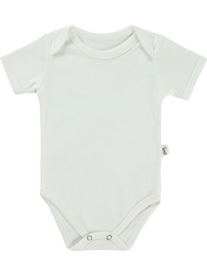 Civil Baby Bebek Çıtçıtlı Badi 12-18 Ay Ekru