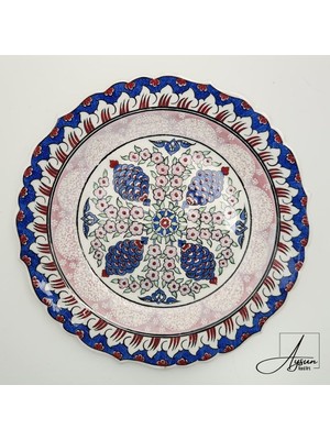 Aysun Hand Art Aysunhandart Samur Desenli El Yapımı Seramik Tabak