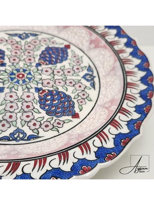 Aysun Hand Art Aysunhandart Samur Desenli El Yapımı Seramik Tabak