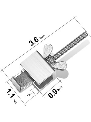 Humble Yükseltilmiş Taşınabilir Kapı Kilidi, Ekstra Ev Güvenliği Için Ağır Hizmet Tipi Metal Kapı Dolabı, Ayarlanabilir Seyahat Kapısı Güvenliği (Yurt Dışından)