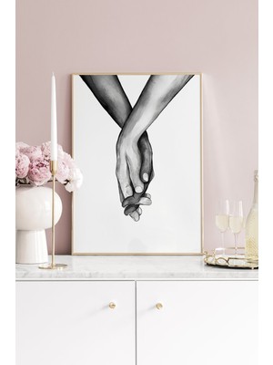 Artavessa Tek Parça Ahşap Çerçeveli Poster Tablo