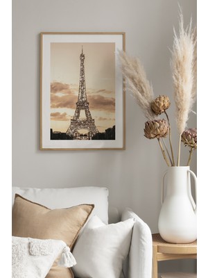 Artavessa Tek Parça Ahşap Çerçeveli Poster Tablo