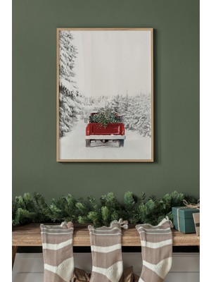 Artavessa Tek Parça Ahşap Çerçeveli Poster Tablo
