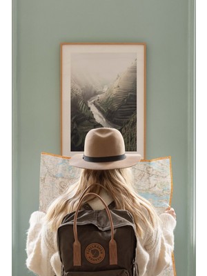 Artavessa Tek Parça Ahşap Çerçeveli Poster Tablo