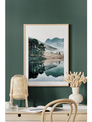 Artavessa Tek Parça Ahşap Çerçeveli Poster Tablo