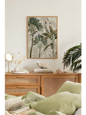 Artavessa Tek Parça Ahşap Çerçeveli Poster Tablo