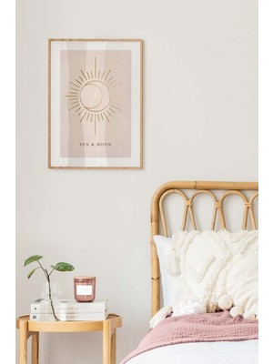 Artavessa Tek Parça Ahşap Çerçeveli Poster Tablo