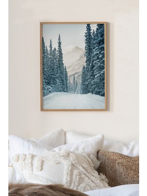 Artavessa Tek Parça Ahşap Çerçeveli Poster Tablo