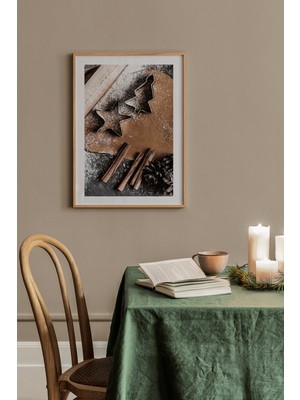 Artavessa Tek Parça Ahşap Çerçeveli Poster Tablo