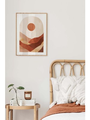 Artavessa Tek Parça Ahşap Çerçeveli Poster Tablo
