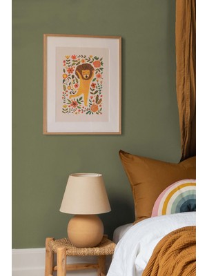 Artavessa Tek Parça Ahşap Çerçeveli Poster Tablo