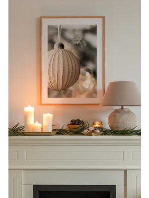 Artavessa Tek Parça Ahşap Çerçeveli Poster Tablo