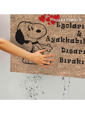 Monnhein Kedi Köpek Komik Tasarımlı Dekoratif Kapı Önü Paspas, Dış Mekan/ev Içi/banyo/mutfak/yatak Odası/giriş Paspasları