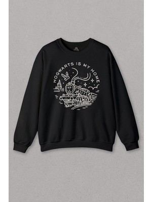 So Cool Unisex Sweatshirt Tren Potterhead Hogwarts Magic Baskılı Sweat