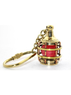 Bazoni Pirinç Gaz Lamba Tasarımı Anahtarlık 2356R