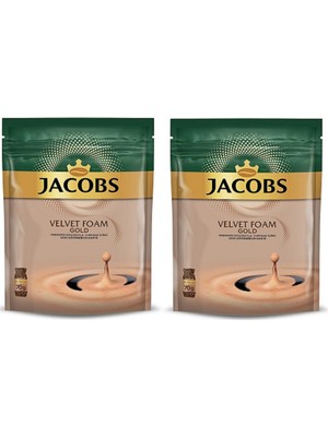 Jacobs Velvet Foam Gold 70 gr Poşet x 2 Adet