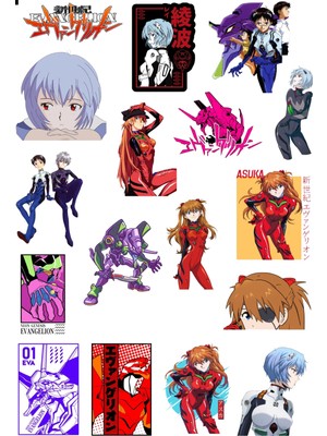 Sakura Neon Genesis Evangelion Sticker Set