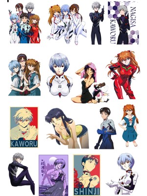 Sakura Neon Genesis Evangelion Sticker Set