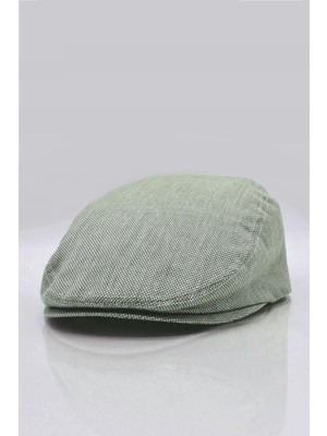 Külah Erkek Yeşil Kasket Cotton Irish Flat Cap Şapka