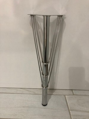Karakoç Metal, Venüs 40*10*10 cm Krom , Sehpa, Puf , Sandalye Ayağı ( 4 Adet)