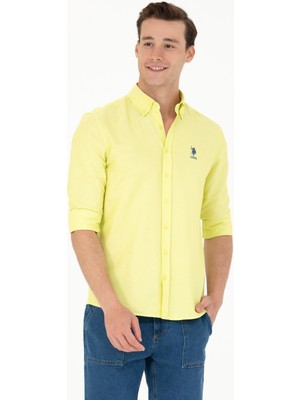 U.S. Polo Assn. Erkek Citron Gömlek Basic 50262932-VR168