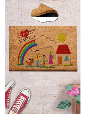 Chandler Home Coco Paspas Korolistskali Kahve 40X60 cm Kapı Önü Paspası, Dış Kapı Paspası