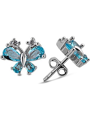 Sunshine Zirkon Taşlı Kelebek Küpe