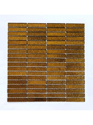 MozaiKristaL Mutfak Tezgah Arası ve Iç Dekorasyonda Tüm Yüzeyler Için Kristal Cam Mozaik. Cam Ölçüleri: 15X73X4 Mm. File Ölçüsü: 30X30 Cm.  ( 1 Koli = 11 File karo = 1 m2 Fiyatıdır )