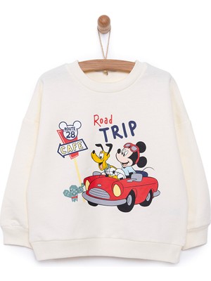 Disney Lisans Disney Mickey Mouse Sweatshirt Erkek Bebek