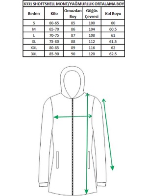 Escetic Lacivert Çıkarılabilir Kapüşonlu 2 Cepli Su Ve Rüzgar Geçirmez Kadın Softshell Mont 6331