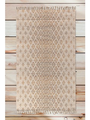 Woopsh Alaçatı 74 Siyah Çoklu Baklava Figür Otantik Motif Kara Tezgah Halı Çift Taraflı Kilim