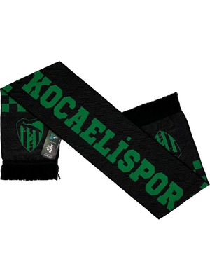 Kocaelispor Lisanslı Damalı Dokuma Atkı Yeşil-Siyah