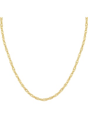 Altın Sepeti Altın Singapur Zincir 52 cm