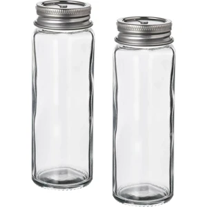 IKEA Cıtronhaj Tuzluk / Karabiberlik - Cam - 12 cm - 2 Parça