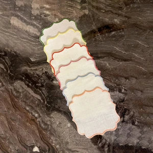 Uğur Home Etamin Işlemelik Sunum Peçetesi - 6 Parça - 15X15CM