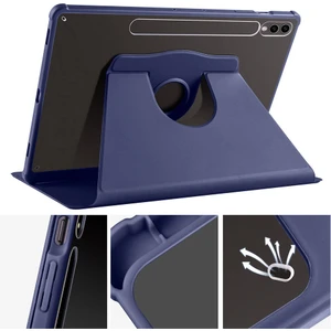 Samsung Galaxy Tab S9 Fe Plus 12,4inç SM-X610 X616 Kılıf Kalem Bölmeli 360 Dönebilen Kapak