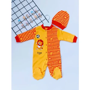 Bilge Trend Taraftar Aslan Kral Bebek , Yenidoğan Hastane Çıkışı Tulum Bere Seti