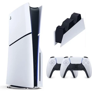 Playstation 5 Slim + 2.Dualsense + Şarj İstasyonu