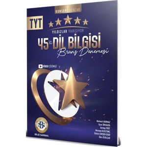 Bilgi Sarmal Yayınları TYT Dil Bilgisi Yıldızlar Yarışıyor 45'li Branş Denemesi
