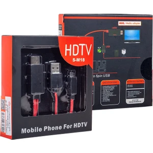 Powermaster PM-32017 Samsung Galaxy S3-S4-S5 Hd Tv Görüntü Aktarıcı