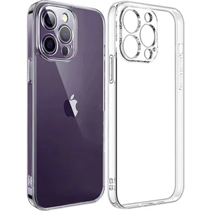 Apple iPhone 14 Pro Max(6.7") Kılıf Şeffaf Kamera Korumalı 1.5mm Yumuşak Silikon