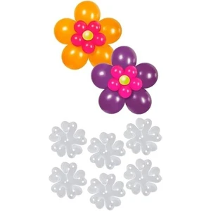Papatya Çiçek Model Balon Yapma Aparatı Balon Dekor Parti Etkinlik & Kutlama Süs 6 Adet Küçük Boy (6 Cm* 6 Cm )